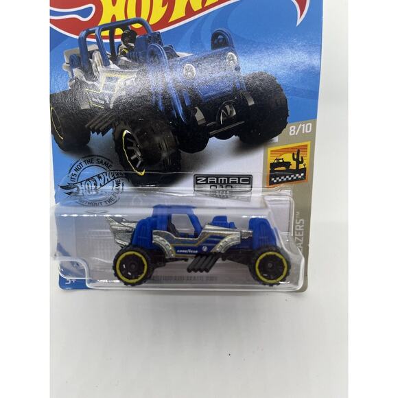 1 2019 Hot Wheels HW Baja Blazers Silver Mountain Mauler Zamac - Picture 2 of 4